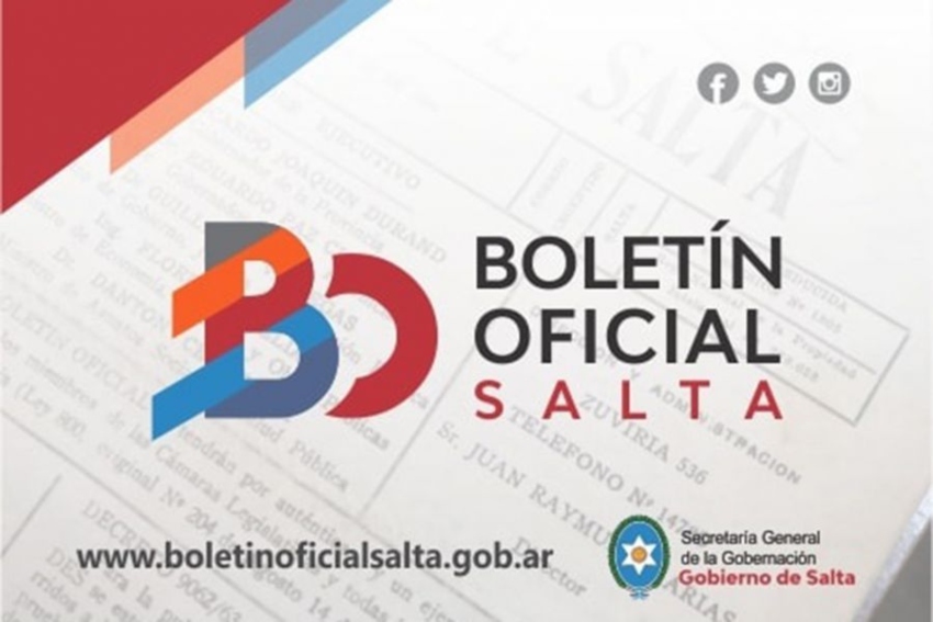 Boletines Oficiales | Municipalidad De Cafayate, Salta